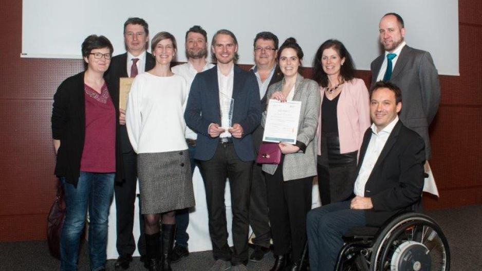 Bestowal of the WACA certificate to the team of gemeinsam-nachhaltig.at
