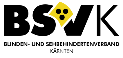Logo und Schriftzug BSVK Blinden- und Sehbehindertenverband Kärnten