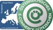 Logo und Schriftzug für die Partner des Österreichischen E-Commerce-Gütezeichen, Europäische Trust Marke